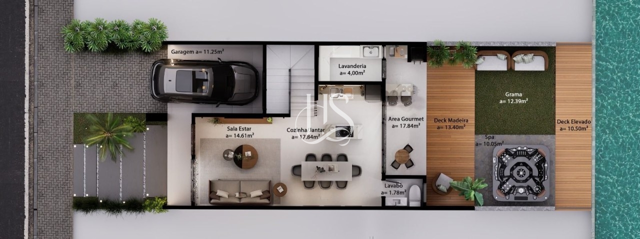 Casa em Beira Rio, Biguaçu. 3 quartos, 132m². Imagem 22 de 23